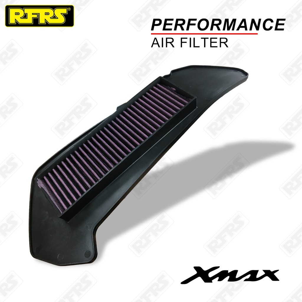 กรองอากาศผ้าแต่งNEMO สำหรับ YAMAHA XMAX300พร้อมกรอง CVTแบบผ้า 1 ชุด(2ชิ้น) Air Filter Made in Taiwan