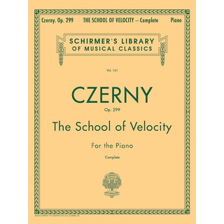 SCHOOL OF VELOCITY, OP. 299 (COMPLETE) Schirmer Library of Classics Volume 161 #HL 50253140