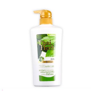 แชมพู บำรุงเส้นผม Mistine Herbal beauty thai herb shampoo 400 ml. มิสทีน เฮอร์บัล บิวตี้ ไทย เฮิร์บ แชมพูสระผม ลดผมขาด