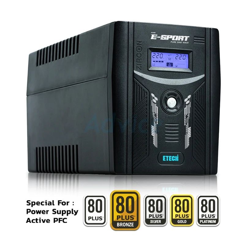 UPS 2000VA 'ETECH' E-Sport 1400w