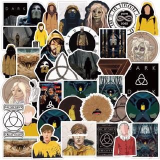 50Pcs/Set ❉ Dark - Netflix DE TV Shows สติ๊กเกอร์ ❉ DIY Fashion Mixed Luggage Laptop Skateboard Waterproof Doodle Decals สติ๊กเกอร์