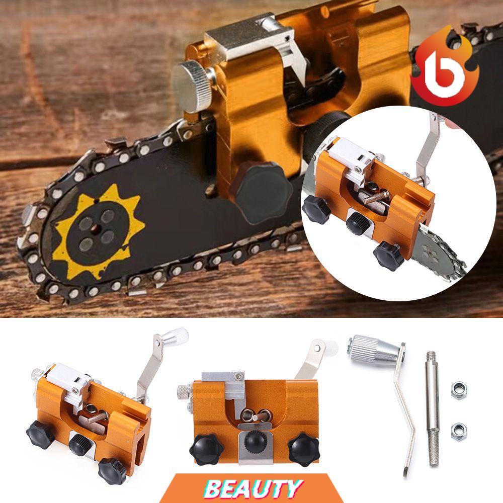 Chainsaw Chain Sharpener Portable Manual With Crank Suitable For All