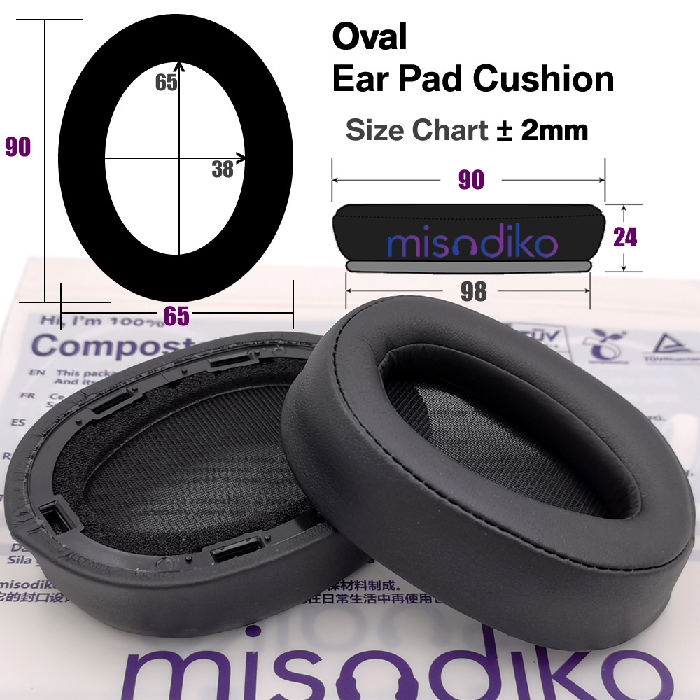 misodiko Earpads สำหรับ Sony MDR 100ABN WH H900N Headphones