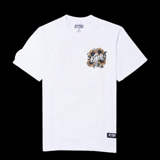 เสื้อยืดพิมพ์ลายแฟชั่น KUSH Co. "Sunflower" (WHITE) T-Shirt