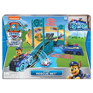 [ใช้ 2 โค้ดลดเพิ่ม] Paw Patrol Police Chase Rescue Set ของเล่นรถ