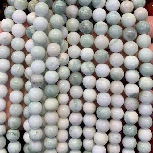 กำไลข้อมือ หินนำโชค หยกพม่า Myanmar Jade หินแห่งความอุดมสมบูรณ์ หินธรรมชาติ100% - รูปที่ 5