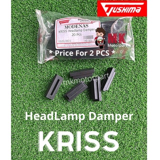 [ 2 ชิ้น ] Modenas KRISS ไฟหน้ายาง / ไฟหน้า Getah Bush Lampu Depan