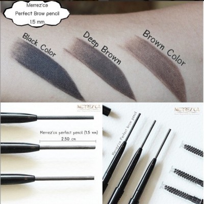 ดินสอเขียนคิ้ว เมอร์เรซกา ลดราคา ขายส่ง ราคาส่ง merrezca brush-set สินค้าขายดี