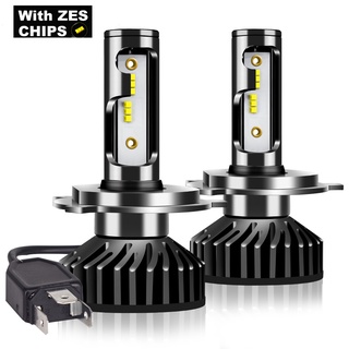 2pc Anti error code Canbus Car Headlight H4 H7 LED 6500K Plug H1 H11 H8 9005 9006 LED Bulb Headlamp Mini ZES Auto Fog Li