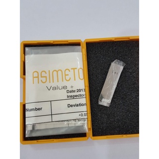 Gauge Block,เกจบล็อคแบบแยกชิ้นAsimeto, ขนาด 1.4 mm,เกรด 1,RECTANGULAR GAUGE BLOCK (STEEL), Gard 1