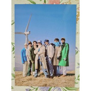 [แท้/พร้อมส่ง] โปสเตอร์ A5 จีมิน จองกุก เจโฮป วี แทฮยอง BTS​ 2021​ Winter Package in Gangwon Mini Poster