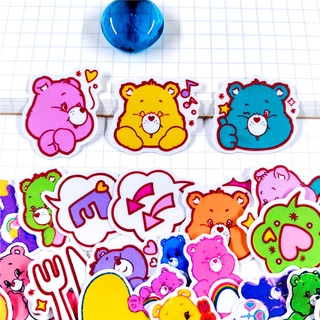 ★★★ สติกเกอร์ Care Bears Q-8 ขนาดเล็ก สําหรับตกแต่งไดอารี่ ★★★ สติกเกอร์ DIY แฟชั่น สําหรับตกแต่งสมุดภาพ อัลบั้ม 40 ชิ้น/ชุด