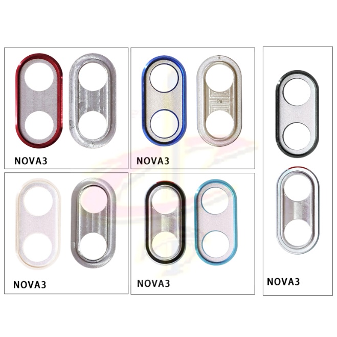 【YG】เลนส์กล้อง พร้อมกรอบ สําหรับ huawei nova 2S 3 3i 4 3e 4e p20 p30 lite #3