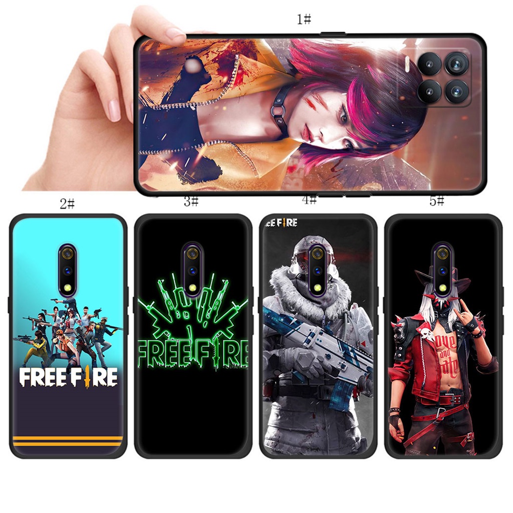 เคสโทรศัพท์มือถือแบบนิ่ม ลายโลโก้เกม Free Fire BCA66 สําหรับ OPPO