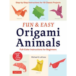 (NEW) หนังสือภาษาอังกฤษ FUN &amp; EASY ORIGAMI ANIMALS