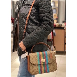 Coach  เกรดพรีเมี่ยม กระเป๋าถือ สะพายข้าง  มีหูสั้นคล้องแขนได้ ถือได้ พร้อมสายสะพายยาว