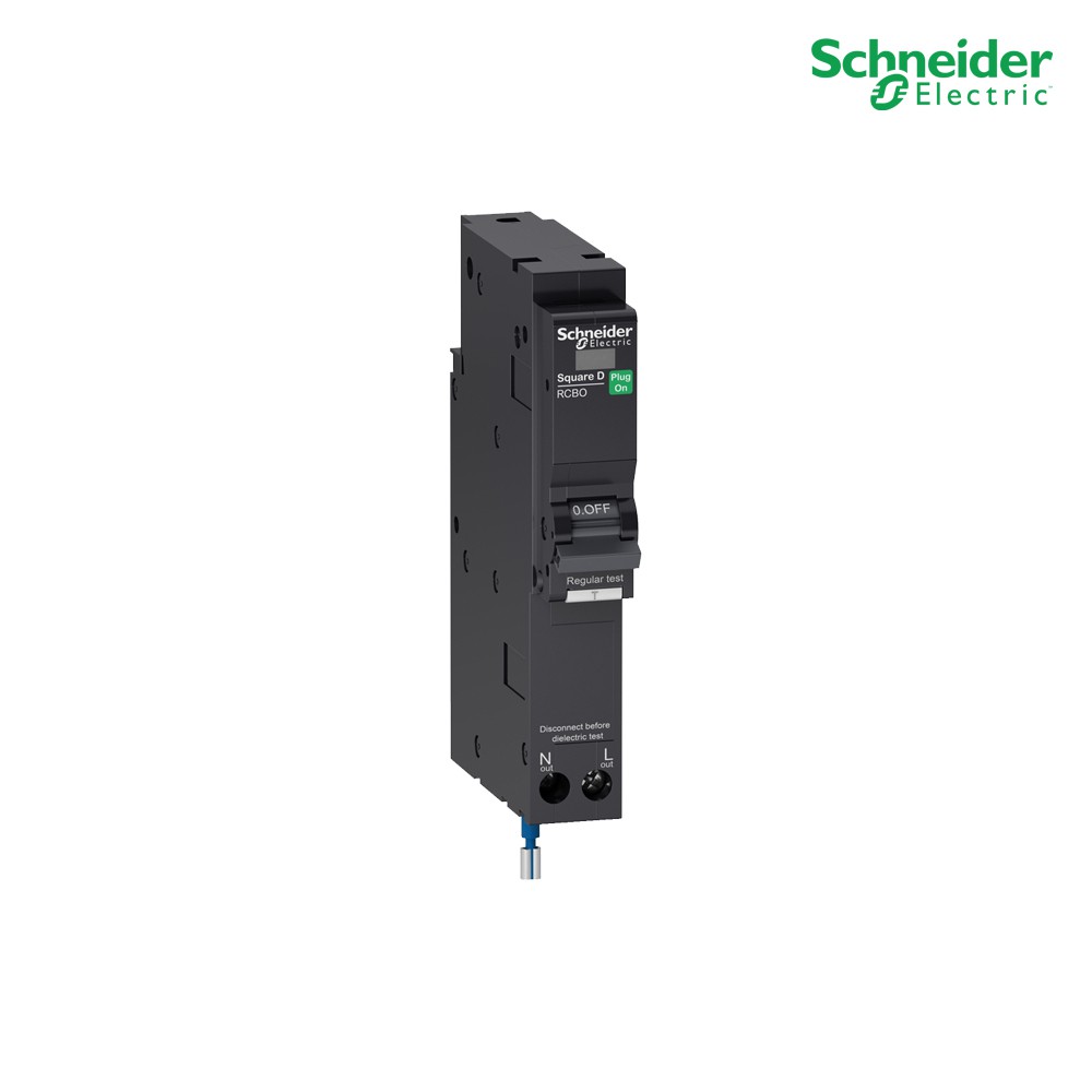 Schneider Electric - RCBO เซอร์กิตเบรกเกอร์ ลูกย่อยชนิด 40 แอมป์ 1 โพล 6kA_QO140C06RCBO30 ที่ร้าน Pl