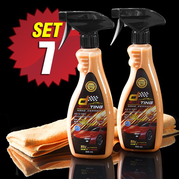 Set 2 ขวด น้ำยาเคลือบสี D-Lighting