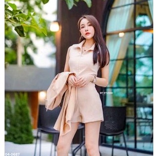 พร้อมส่ง📏 สูท+playsuit 📐04-0687