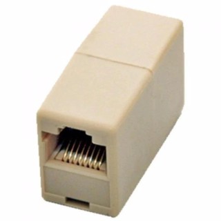 Jack Conector RJ 45 ตัวต่อความยาวสายlan (F/F) ตัวต่อกลางสายแลน เมีย/เมีย