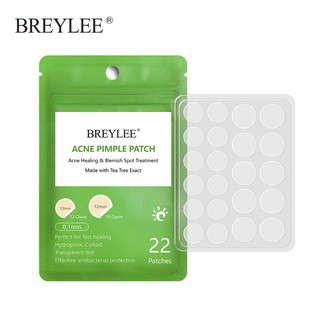 BREYLEE แผ่นแปะสิว สำหรับกลางวัน (22 แพทช์) ACNE PIMPLE PATCH