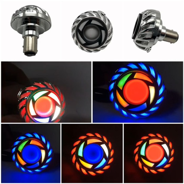 Stop ไฟเบรค Stop Lamp โปรเจคเตอร์รุ่น RAinbow 2 นิ้ว ACDC current Motor Universal Import