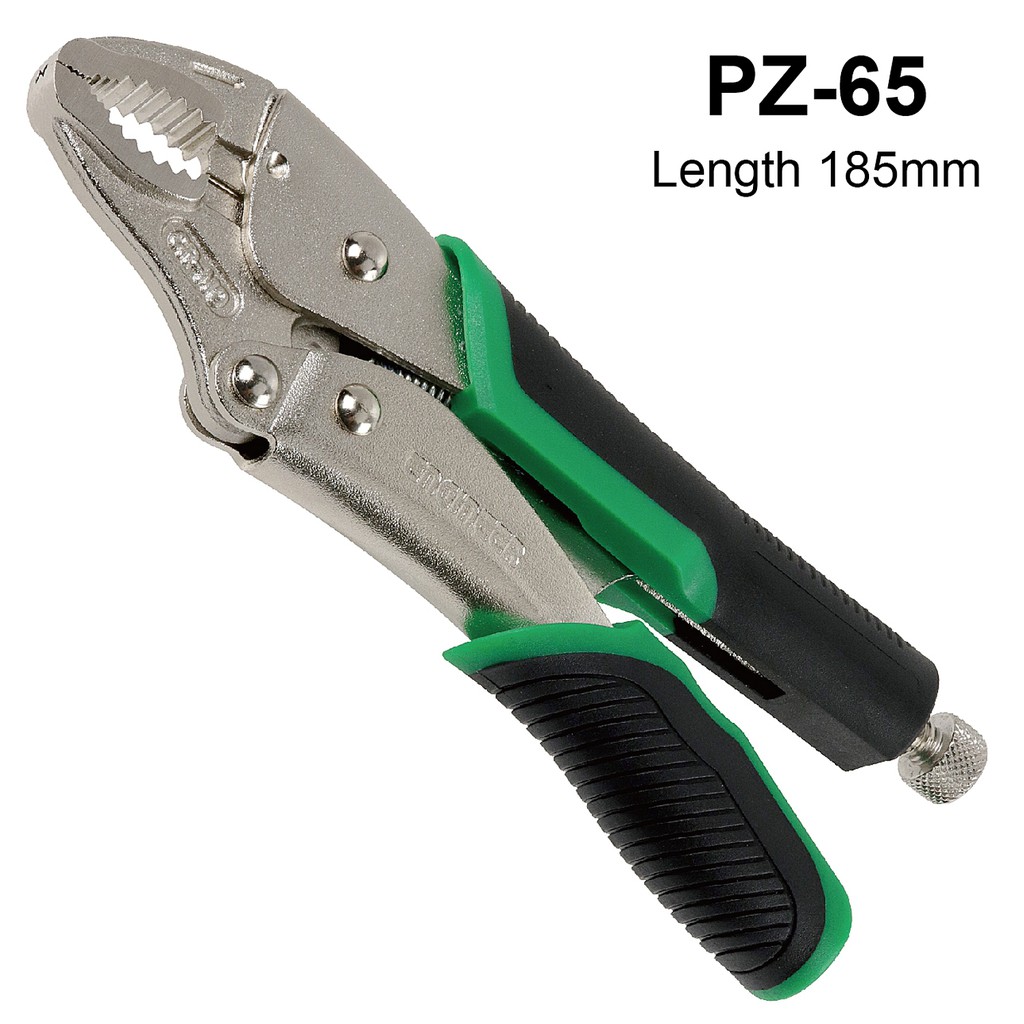 ENGINEER คีมล็อกปากโค้งอเนกประสงค์ รุ่น PZ-65