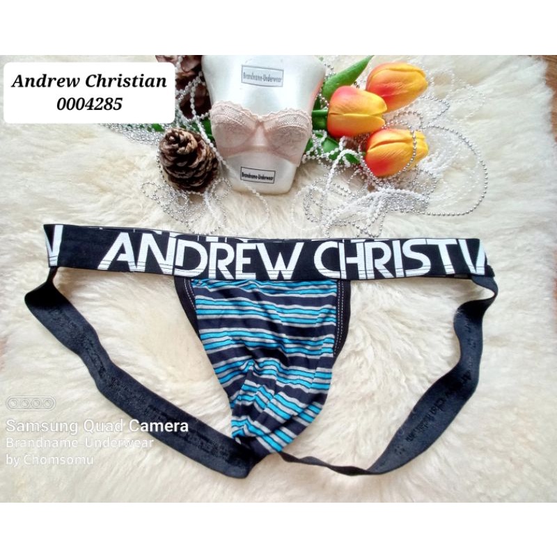 Andrew Christian จีสตริงผู้ชาย Size M ชุดชั้นในแบรนด์ /กางเกงใน ทรงจีสตริง G-string 0004285