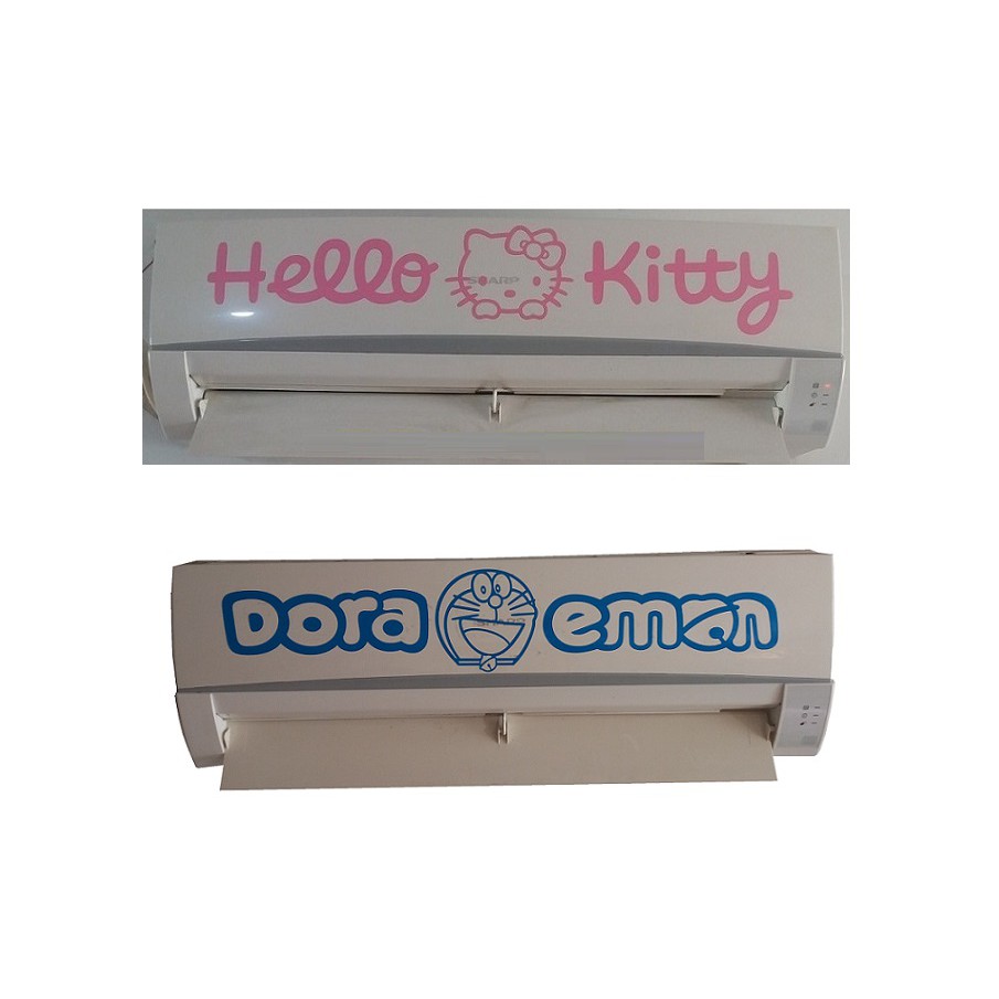 Hello Kitty AC Sticker Character / Doraemon AC Sticker