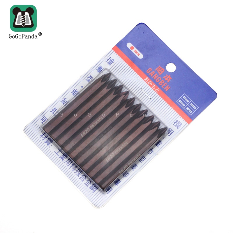 10Pcs/Lot PH2/SL9 Tamper Screwdriver Bits Series  8mm Hex Shank 80mm Long Phillips Bits and Slotted 