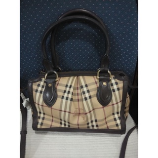 Burberry sac crossbody vintage bag กระเป๋าแบรนด์เนมแท้สภาพดีมีร่องรอยใช้งานบ้างตำหนิหนักใม่มี