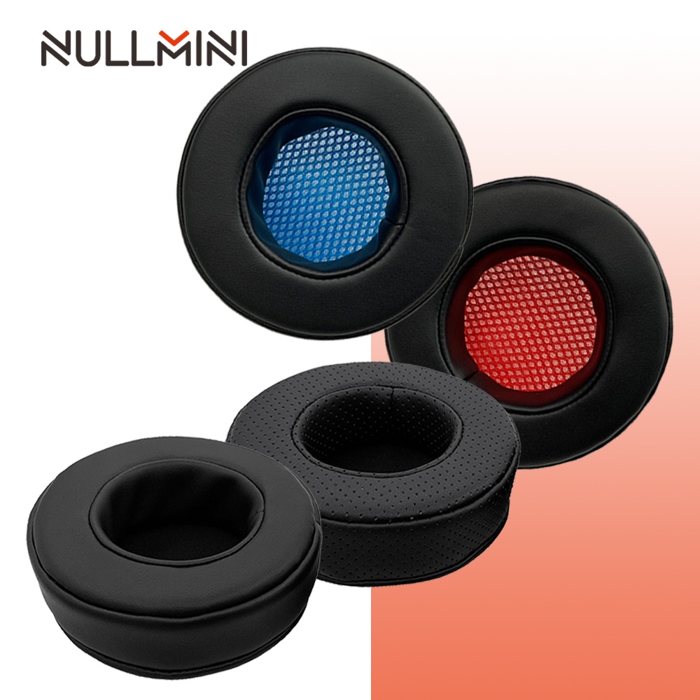 NullMini เปลี่ยนแผ่นรองหูฟังสําหรับ JVC HA-MR77X หูฟัง Thicken หนังชุดหูฟัง