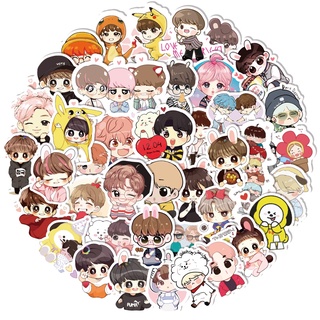 【Korea Stars】52pcs BTS stickers