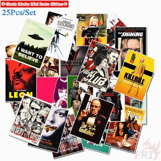 ❉ Classical Movie Retro Mini Poster Series 01 สติ๊กเกอร์ ❉ 25Pcs/Set Waterproof DIY Fashion Doodle Decal สติ๊กเกอร์