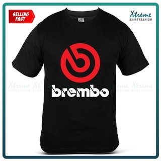 [S-5XL] Bvrt32e7456 เสื้อยืด ผ้าฝ้าย พิมพ์ลายระบบเบรกคาลิปเปอร์ Brembo Motor Perforce Tuning MotoGP Formula 1 สําหรับผู้