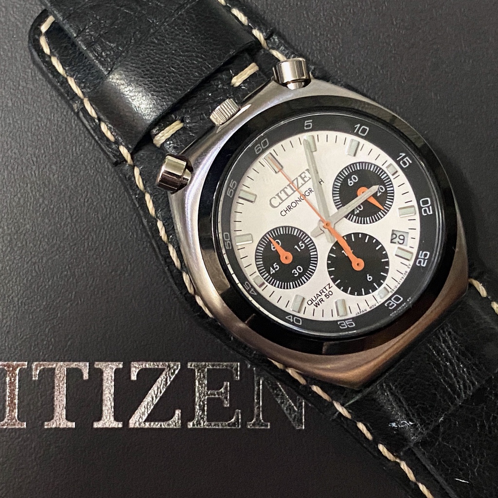 นาฬิกา Citizen Tsuno Chrono Re-Issue Bullhead มือสอง AN3660-81A