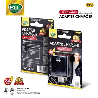 หัวชาร์จ BLL 2306 3A หัวชาร์จแบต 1ช่องเสียบUSB ชุดชาร์จแบต หัวชาร์จ ชุดชาร์จโทรศัพท์ ของเเท้ ชาร์จเร็ว รุ่นใหม่ล่าสุด