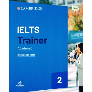 IELTS Trainer 2 Academic Six Practice Tests without Answers with Downloadable Audio (+ Pass Code) (ใหม่) พร้อมส่ง