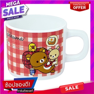 ถ้วยหูเมลามีน 300ml SUPERWARE RILAKKUMA MEETS WITH EGGS แก้วน้ำ MELAMINE MUG 300ml SUPERWARE RILAKKUMA MEETS WITH EGGS