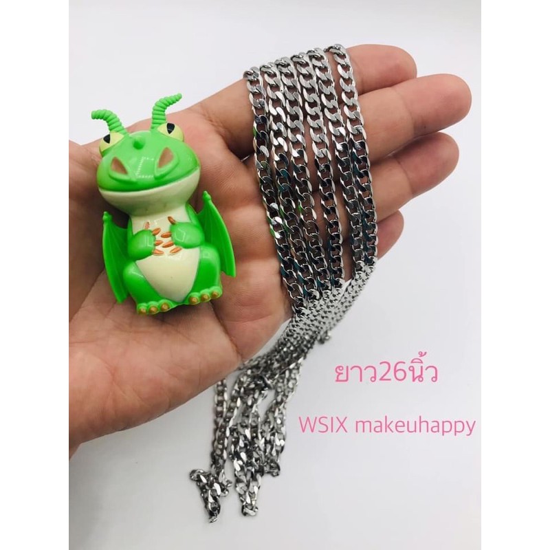 สร้อยสแตนเลสแท้ลายBNKตะไบ4.0 /5.0mยาว26นิ้ว สวมหัวได้ แข็งแรง สวยงสาม ลายสวย เล่นไฟดี สวมใส่แล้วหรู ดูแพง☘️