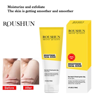 Roushun Brightening Facial Scrub 118ml.