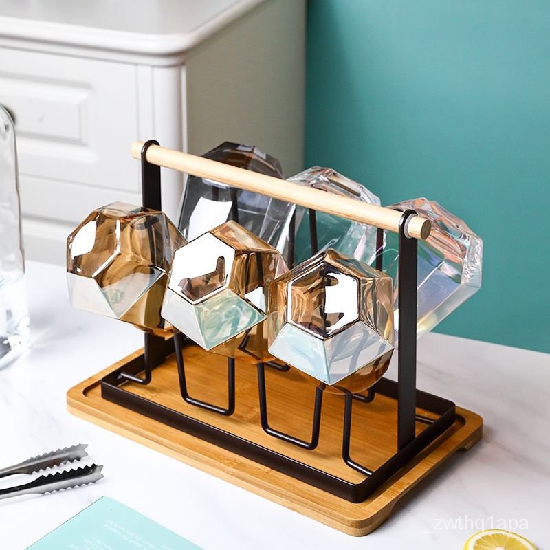 Red wine glass set Highend crystal red wine glass A decanter set 【High