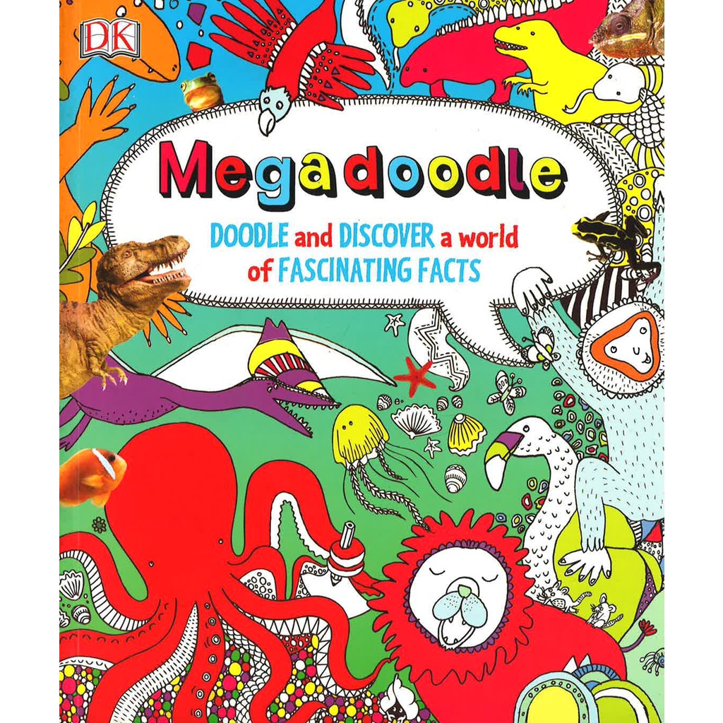 BBW หนังสือ Dk Mega Doodle ISBN: 9781465434333