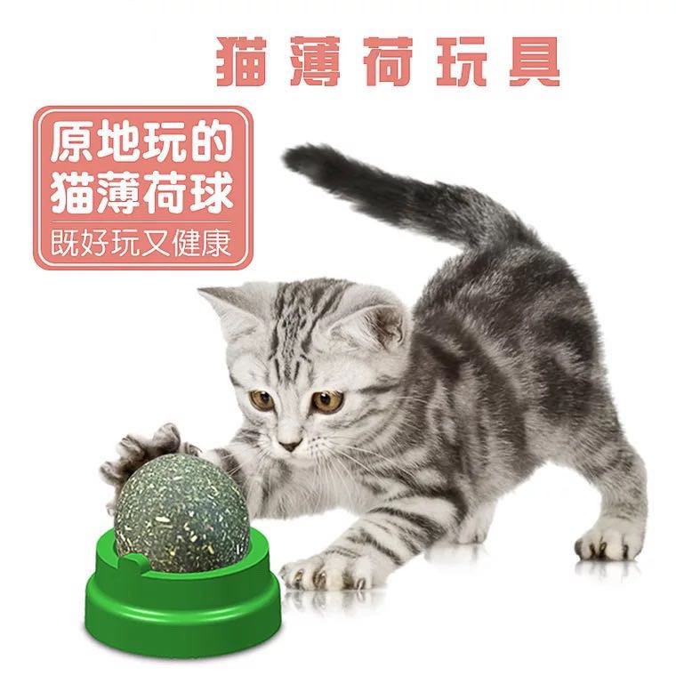 Deemar กัญชาแมว แคทนิปบอล ติดกำแพง ไม่กลิ้งหาย catnip ball XJ55