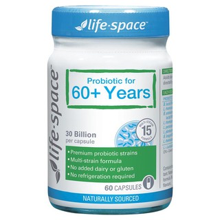 Life Space Probiotic For 60+ Years 60 Capsules