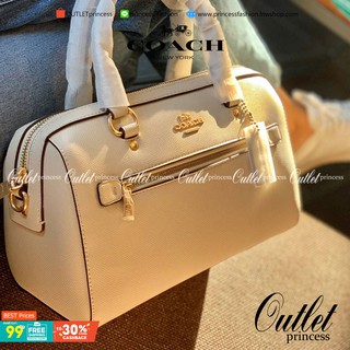 COACH ROWAN SATCHEL BAG ((79946)) กลับมาอีกครั้ง พร้อมสีหายากค่ะ! กระเป๋าหิ้วทรงหมอนสุดฮิตของสาวๆ//สะพายข้างได้ หนังแท้