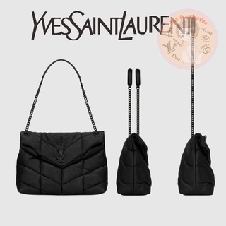 Shopee ลดกระหน่ำ 🔥ของแท้ 100% 🎁 Yves Saint Laurent Brand New PUFFER Medium Quilted Lambskin Bag
