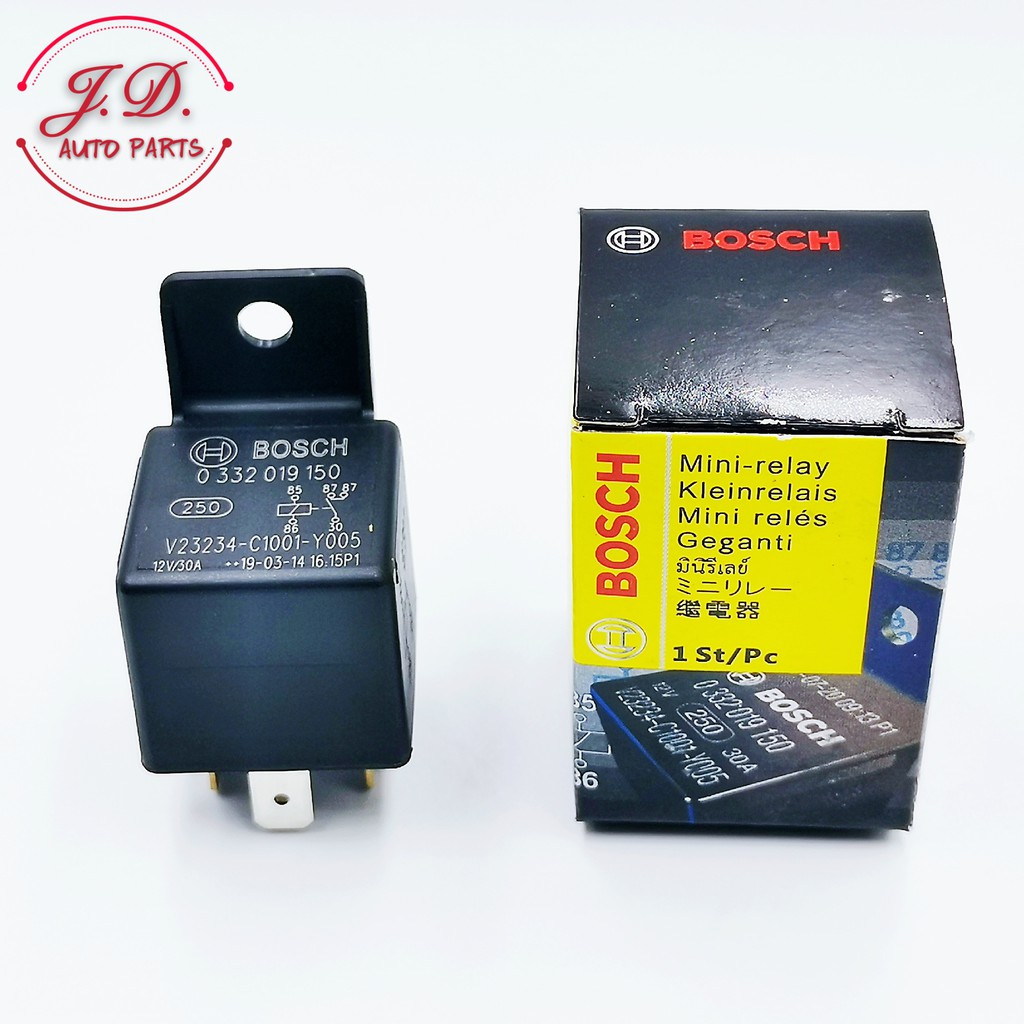 Bosch เเท้ รีเลย์ Relay 5 ขา 12V สำหรับรถยนต์ทุกรุ่น | Shopee Thailand