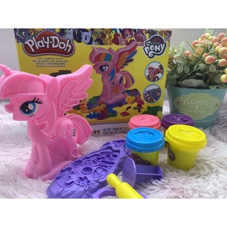 🌈พร้อมส่ง! ของเล่นเด็ก แป้งโดว์ แป้งโดว์โพนี่ เพลย์โดว์ PlayDoh แป้งโดว์หลากสี PlayDoh Pony ของเล่นเสริมพัฒนาการ