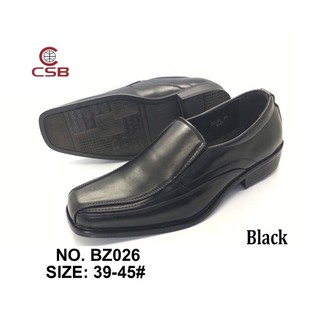 ราคา[ลูกค้าใหม่ราคา 1 บาท] (ใส่โค้สNPSH3435) รองเท้าคัทชู BZ026🍀รองเท้าหนังขัดมัน ยี่ห้อCSB (ซีเอสบี)